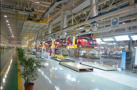 学习与实践的交汇 MBA1101班移动课堂探访江汽乘用车二厂技术开发